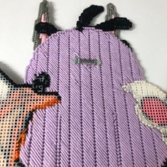 vintage halloween plastic canvas looney tunes bugs bunny daffy duck sylvester - Picture 3 of 8